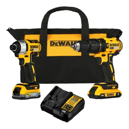 Combo DeWalt rotomartillo y llave de impacto 20V