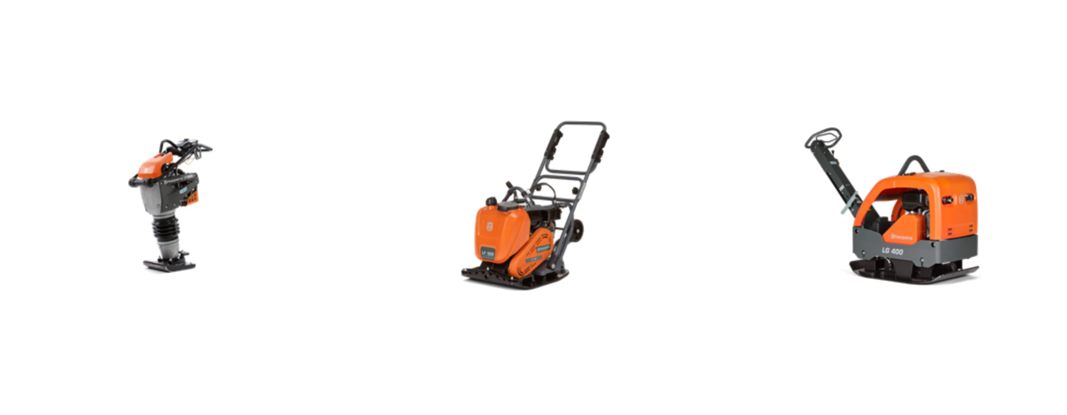 Placa vibratoria Husqvarna LF 100 LAT — compactación de superficies (LT 6005, LG 400)